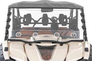 Yamaha YXM700 Viking VI Vented Full Windshield - Rough Country - Scratch Resistant - '15-'17